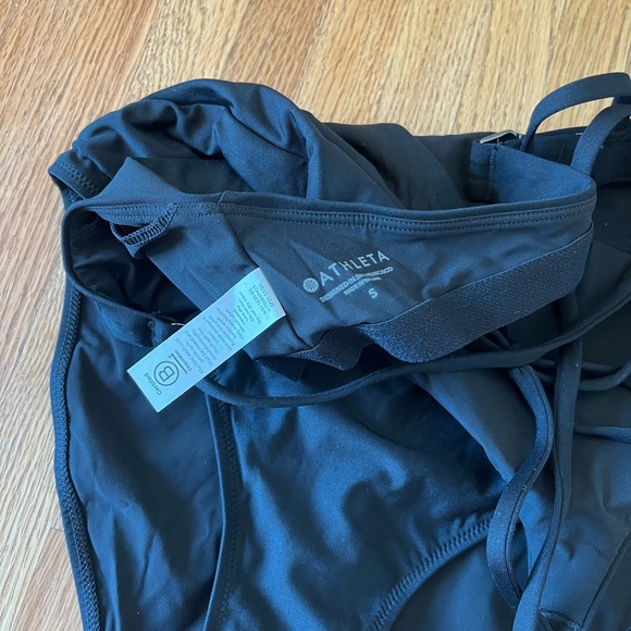 Black Athleta Keyhole Onepiece - Picture 4 of 6